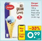 Eistüten von Stenger im aktuellen Netto Marken-Discount Prospekt für 0,99 €