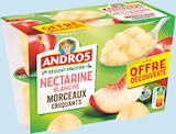Dessert fruité avec morceaux offre découverte nectarine blanche - ANDROS - Intermarché Hyper Dessert fruité avec morceaux offre découverte nectarine blanche - ANDROS à 1,11 € dans le catalogue Intermarché Hyper