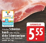 Schweinebauch oder Schweinerippe Angebote von Initiative Tierwohl bei EDEKA Castrop-Rauxel für 5,55 €