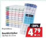 Geschirrtücher bei Mäc-Geiz im Gommern Prospekt für 4,79 €