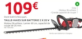 Promo Taille-haies sur batterie 2 x 20 V à 109,00 € dans le catalogue Mr. Bricolage à Villefranche-de-Rouergue