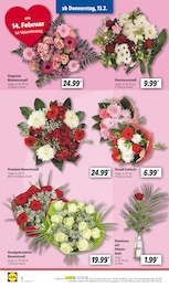 Lidl Blumen im Prospekt 