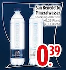 Mineralwasser von San Benedetto im aktuellen EDEKA Prospekt für 0,39 €
