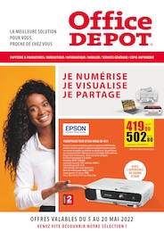 Catalogue Office DEPOT à Colombes, avec 5 pages Prospectus Office DEPOT à Colombes, "La meilleure solution pour vous, proche de chez vous", 5 pages, 05/05/2022 - 20/05/2022