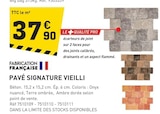 Promo Pavé signature vieilli à 37,90 € dans le catalogue Tout Faire à Gévezé