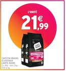 Café en grains classique - CARTE NOIRE dans le catalogue Intermarché