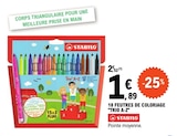 Promo 18 feutres de coloriage 'Trio A-Z' à 1,89 € dans le catalogue E.Leclerc à Pineuilh