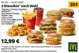 Mac im McDonalds Prospekt 351 von McDonald's im aktuellen McDonalds Prospekt für 12,99 €