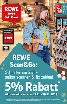 Aktueller REWE Prospekt "Dein Markt" Seite 1 von 36 Seiten für Dornburg
