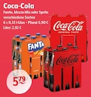 Coca-Cola oder Fanta oder Mezzo Mix oder Sprite Angebote bei Getränke Hoffmann Cottbus für 5,79 €