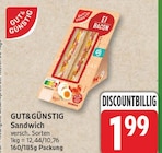 Sandwich Ei Bacon von Gut&Günstig im aktuellen EDEKA Prospekt