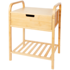 Table de chevet en bambou en promo chez Action Table de chevet en bambou dans le catalogue Action