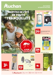 Catalogue Auchan Hypermarché "Profitez de l'été en toute tranquillité" à Tours et alentours, 2 pages, 14/05/2024 - 20/05/2024