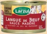 Langue de Bœuf Sauce Madère - Larzul en promo chez Intermarché Limoges à 2,24 €