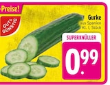 Gurke bei EDEKA im Geltendorf Prospekt für 0,99 €