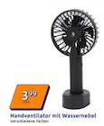 Aktuelle Standventilator Angebote bei Action in Duisburg Aktuelles Handventilator mit Wassernebel Angebot bei Action in Duisburg ab 3,99 €