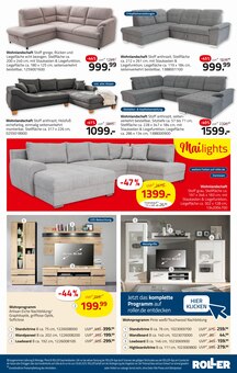 Couch im aktuellen ROLLER Prospekt (Moers) Couch im ROLLER Prospekt "UNSERE MAILIGHTS ZU SPARPREISEN!" mit 16 Seiten (Moers)