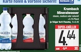 Mineralwasser im EDEKA Prospekt Mineralwasser von Krumbach im aktuellen EDEKA Prospekt für 4,44 €