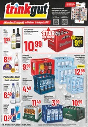 Aktueller Trinkgut Getränkemärkte Prospekt für Düsseldorf: Aktuelle Angebote mit 6} Seiten, 15.04.2024 - 20.04.2024