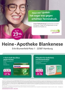 Aktueller mea - meine apotheke Prospekt "Unsere Februar-Angebote" Seite 1 von 4 Seiten für Hamburg