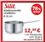 Stielkasserolle »Collexio« Angebote von Silit bei diska Görlitz für 12,99 €