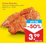 Chicken Wings Box für 3,99 € bei Netto Marken-Discount im Angebot Chicken Wings Box im aktuellen Netto Marken-Discount Prospekt