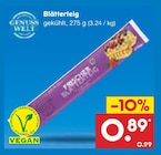 Blätterteig bei Netto Marken-Discount im Kleinbartloff Prospekt für 0,89 €