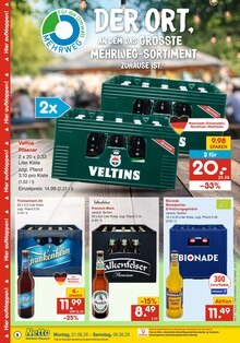Veltins im Netto Marken-Discount Prospekt "DER ORT, AN DEM DU IMMER AUSGEZEICHNETE PREISE FINDEST." mit 6 Seiten (Meerbusch)
