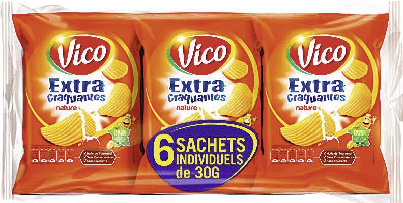 Chips extra craquantes nature