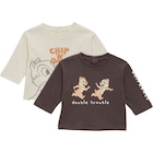 Lot de 2 T-shirts bébé - DISNEY - Carrefour à Besançon Lot de 2 T-shirts bébé - DISNEY en promo chez Carrefour Besançon à 9,99 €