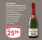 Champagne Angebote von Monopole Heidsieck & Co bei GLOBUS Pirmasens für 25,99 €