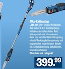 Akku-Kettensäge „GKE 18V-25" bei WERKMARKT im Prospekt "" für 399,99 €