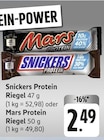 Protein Riegel bei E center im Oppenheim Prospekt für 2,49 €