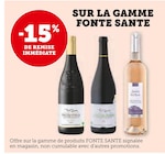 -15% de remise immédiate sur la gamme Fonte Sante - Fonte Sante - Super U à La Valette-du-Var -15% de remise immédiate sur la gamme Fonte Sante - Fonte Sante en promo chez Super U La Valette-du-Var