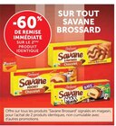 Promo -60% de remise immédiate sur le 2ème produit identique sur tout savane BROSSARD à  dans le catalogue U Express à Bordeaux
