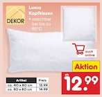 Netto Marken-Discount Erdeborn - Luxus Kopfkissen Angebot im Prospekt Luxus Kopfkissen bei Netto Marken-Discount im Erdeborn Prospekt für 12,99 €