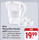 Wasserfilter Marella weiß Angebote von Brita bei E center Hofheim für 19,99 €