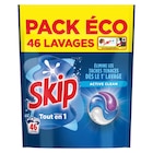 Lessive capsules "Pack Eco" - SKIP en promo chez Carrefour Market Romans-sur-Isère à 11,48 €