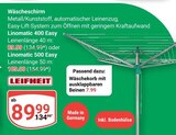 Linomatic 400 Easy Angebote von Leifheit bei GLOBUS Weimar für 7,99 €