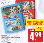 Mini-Würstchen in der Snackbox von Ferdi Fuchs für 4,99 € bei E center im Angebot Mini-Würstchen in der Snackbox von Ferdi Fuchs im aktuellen E center Prospekt