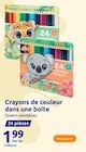 Crayons de couleur dans une boîte en promo chez Action Vigneux-sur-Seine à 1,99 €