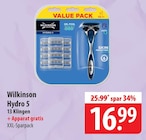 Hydro 5 Angebote von Wilkinson bei famila Nordost Gifhorn für 16,99 €