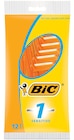 Rasoirs Jetables Homme Sensitive 1 Lame X12 - BIC en promo chez Netto Rasoirs Jetables Homme Sensitive 1 Lame X12 - BIC dans le catalogue Netto