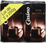 Café moulu Pur Arabica - CASINO en promo chez Casino Supermarchés Romans-sur-Isère à 3,29 €