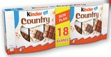 Kinder country en promo chez U Express Limoges à 2,54 €