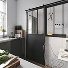 Porte coulissante "industrielle" en promo chez Brico Dépôt Nanterre à 229,00 €