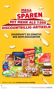 Nutella im Kaufland Prospekt "KNÜLLER" mit 56 Seiten (Oberursel (Taunus))