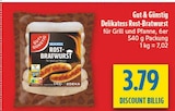 Delikatess Rost-Bratwurst bei diska im Prospekt "" für 3,79 €