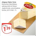 Allgäuer Rahm Torte Angebote bei GLOBUS Kempen für 1,39 €