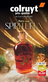 Prospectus Colruyt à Semécourt, "Foire aux SPIRITUEUX", 12 pages de promos valables du 11/12/2024 au 31/12/2024